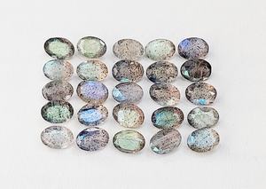 Pierre de labradorite naturelle 7*5 mm, qualité exceptionnelle, pierre précieuse pour la création de bijoux, prix de gros. - Product Image 3