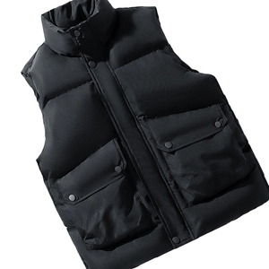 Gilet d'hiver chaud, polyvalent, de haute qualité, à la mode, en duvet, avec capuche, sans manches, léger, pour homme - Product Image 6