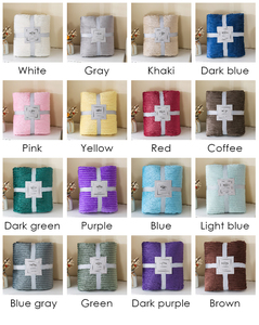 Manta de Lana Suave y Esponjosa de Lujo, Manta a Rayas Cálida Personalizada al por Mayor, Manta de Invierno para Sofá, Cama Doble, Textil para el Hogar, OEM, ODM - Product Image 5