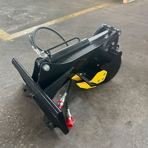 Mini-chargeuse compacte sur chenilles diesel hydraulique avec attache de rétrocaveuse, machine chinoise - Product Image 3