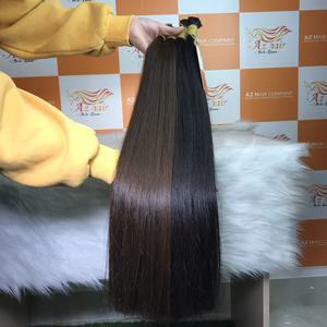 ผมต่อแบบตรงจากเวียดนามผมต่อแบบธรรมชาติทำจากผมตรง100กรัมเครื่องจักรทำจากเส้นด้ายสองชั้น - Product Image 1