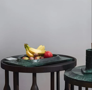 Antique Exotic Modern Agate-Inspired Bone Inlay Stool Natural Colors Art Deco Design 100% Handmade Floor Mount Living Room - Product Image 6