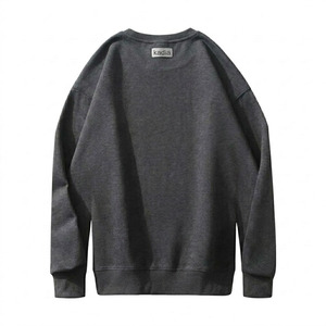 เสื้อฮู้ดโอเวอร์ไซส์ผ้าฟลีซโพลีเอสเตอร์/คอตตอน สีพื้น คุณภาพสูง เนื้อผ้าหนา สำหรับฤดูหนาว แบบยูนิเซ็กซ์ สกรีนโลโก้ได้ตามต้องการ - Product Image 3