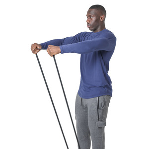 T-shirts de sport pour hommes, coupe ajustée, manches courtes, en Spandex/Polyester, séchage rapide, respirants, écologiques, anti-rétrécissement, imprimés par transfert thermique - Product Image 3