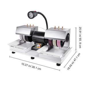 Máquina de Pulido de Gemas y Piedras Eficiente de 6 Pulgadas, 1/4HP, 1800rpm, con Bomba de Agua, Herramientas y Equipo de Joyería - Product Image 2