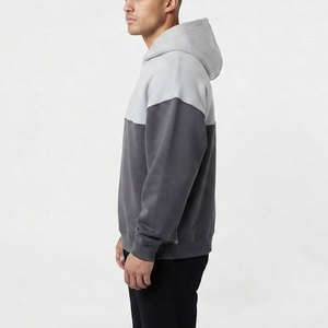 Sweat à capuche épais pour homme, en coton lourd, chaud et confortable, idéal pour le streetwear moderne, les vêtements décontractés et les activités de plein air. - Product Image 3