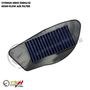 Filtro de Aire de Alto Flujo TWH CYGNUS GEN3 (GEN1/GEN2) para Motocicletas de Carreras Compatible con la Marca YAMAHA - Product Image 1