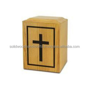 Nouveau design d'urnes de crémation en bois pour adultes urnes en bois urnes funéraires taille personnalisée fournitures funéraires - Product Image 3