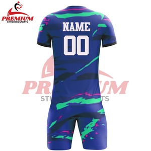 Conjuntos Deportivos Transpirables de Secado Rápido, Nuevo Diseño Personalizado de la Mejor Calidad, Uniforme de Fútbol Unisex, Ropa Deportiva Corta, Servicio OEM - Product Image 6