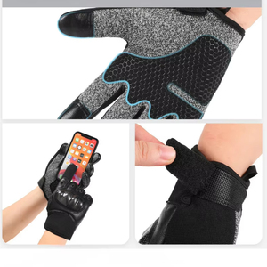 Guantes de Levantamiento de Pesas de Medio Dedo, Transpirables, Antideslizantes, para Gimnasio, Unisex, Ajuste Universal - Product Image 5
