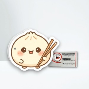 แผ่นแม่เหล็กอะคริลิกรูปไข่ CustomCute Baozi Palette สำหรับต่อขนตา เป็นมิตรกับสิ่งแวดล้อม อุปกรณ์เสริมความงามสำหรับช่างต่อขนตาและร้านเสริมสวย - Product Image 3