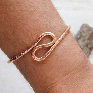 Geometric <b>Copper</b> Alloy Cuff Bracelet Antique Plated Vintage Style Unisex Jewelry <b>copper</b> jewelry handmade indian craft - Product Image 4