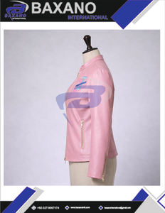 Chaqueta de cuero verde premium de la hermandad Jack And Jill Of America con letras griegas para miembros de JAJOA, chaqueta para mujeres - Product Image 6