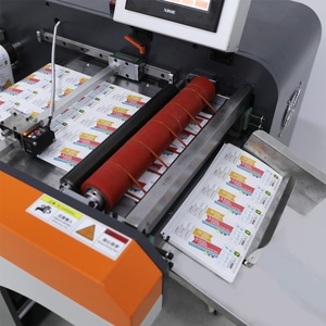 DARUI Q1 Geautomatiseerde hogesnelheids motor aangedreven rol-naar-vel etiketpapier snij- en omsnijmachine 350m/min - Product Image 4