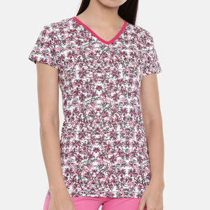 Camiseta Deportiva Sublimada para Mujer con Construcción Transpirable para Entrenamiento Deportivo y Movimiento Activo - Product Image 1