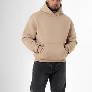 Listo para comprar: Sudadera con capucha y pantalones de chándal de forro polar FW24, 80% algodón/20% poliéster, 480 g/m², sudaderas con capucha tipo pullover, conjuntos deportivos para hombre - Product Image 3