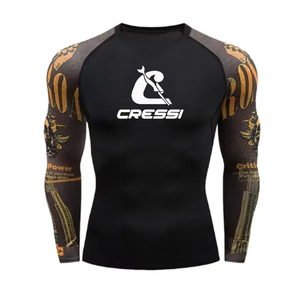 Camiseta de Compresión Sialkot MMA Transpirable UPF50+ de Secado Rápido y Ecológica de Spandex/Nylon - Product Image 4