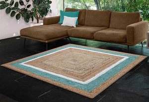 Wholesale Handwoven Seagrass Jute <b>Rug</b> Natural Carpet Indoor Outdoor Floor Mat Home Decor Made by KingCraftViet OEM ODM - Product Image 2