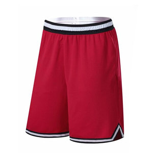 Shorts de basketball confortables 100 % coton, tricotés, unis, décontractés, taille mi-haute, séchage rapide, légers, en maille, pour équipe, service OEM de haute qualité - Product Image 1