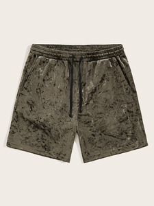 <b>Men</b>’s Cotton <b>Shorts</b> Elastic Waist Plain Solid Color Casual Summer <b>Lounge</b> <b>Shorts</b> Custom Logo OEM Supplier <b>Men's</b> <b>Shorts</b> - Product Image 4