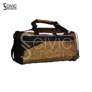 Sacs de sport légers personnalisés Civic Sports, sacs de sport de gym avec compartiment pour chaussures, poche imperméable pour les voyages, hommes et femmes - Product Image 4