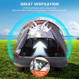 Tenda da Campeggio Portatile per 2 Persone in Oxford Impermeabile con Borsa per il Trasporto, Ideale per Escursioni e Spiaggia - Product Image 6