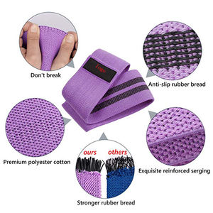 Banda de Resistencia para Yoga y Glúteos, Antideslizante, de Tela Altamente Elástica, Tamaño Personalizable, Color Personalizado, Cómoda para Hacer Ejercicio - Product Image 2