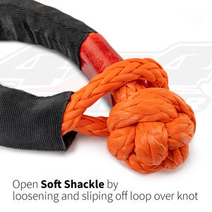 Manilles en corde synthétique souple Roadpower 17 tonnes pour treuil, robustes, légères et sécurisées pour le récupération - Product Image 4