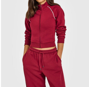 Ensembles de survêtements de sport d'été et d'automne de haute qualité, pull oversize ample, survêtements de jogging, ensembles de sweat-shirts à capuche et pantalons de jogging vierges - Product Image 2