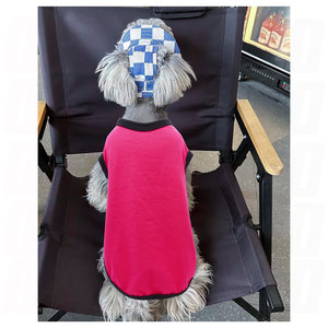 Chemises pour chiens de petite et moyenne taille, pour femelles, débardeur sans manches mignon, tee-shirt uni rouge rose, confortable, léger, respirant, pour tous les jours - Product Image 6