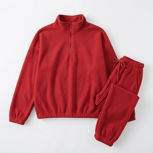 Chándal Unisex de Invierno 100% Algodón Felpa Transpirable Lavado con Estampado Digital Personalizado de Longitud Completa en Tela de 300g - Product Image 1