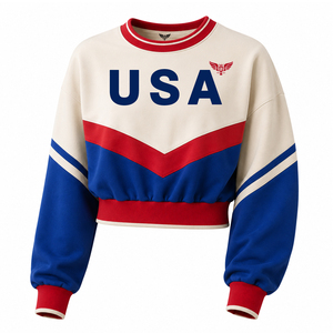เสื้อครอปสตรีทแวร์แบบสวมหัว รุ่นแฟนคลับเม็กซิโก คัพ 2026 แบบสั่งทำพิเศษ - Product Image 5