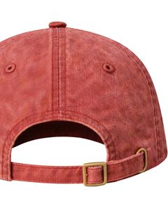 Gorra de Béisbol de Algodón Lavado Color Naranja Óxido, Lisa, Ajustable, Unisex, Deportiva, Informal, Transpirable, Cómoda, de Primera Calidad - Product Image 6