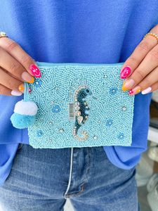 Porte-monnaie en Tyvek fait main, écologique, orné de perles, motif tournesol, avec sangle amovible, mini portefeuille et pochette esthétique - Product Image 2