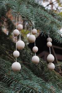 Wooden Christmas <b>Tree</b> <b>Ornaments</b> Modern Minimalist Handmade Home Decoration Customizable Color Size High Quality - Product Image 4