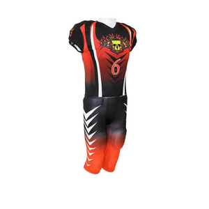 Uniforme de football américain de haute qualité pour jeunes, respirant, à manches courtes, vêtements d'entraînement, coutures de qualité supérieure - Product Image 3
