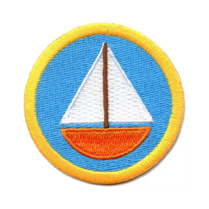 Écussons brodés personnalisés, badges floraux entièrement personnalisables pour chapeaux, fabriqués en PVC, patchs brodés thermocollants. - Product Image 5