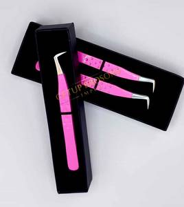 แหนบต่อขนตา GETUP BROSONS IMPEX รุ่น Skinny Boot สีชมพูเคลือบผง ปลายแหลม ป้องกันไฟฟ้าสถิต ทนทาน - Product Image 5