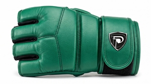 ถุงมือ MMA Dumela International EVO สีเขียวด้าน หนังแท้ ระบายอากาศได้ดี ปรับแต่งได้ คุณภาพสูง สำหรับทุกฤดูกาล ป้องกันได้ดี - Product Image 1