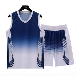 Nouveau design maillot et short de basketball en maille rétro avec logo imprimé par transfert thermique, uniforme de basketball tricoté sur mesure - Product Image 3