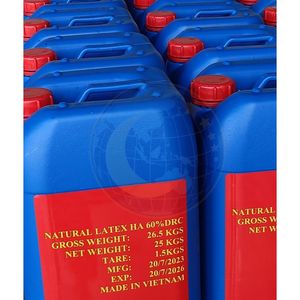 NGOC CHAU RUBBER Best Price 60% DRC High Ammonia Natural NBR Latex Concentrate Liquid Rubber Medical Grade Adhesive Use Packaged - Product Image 1