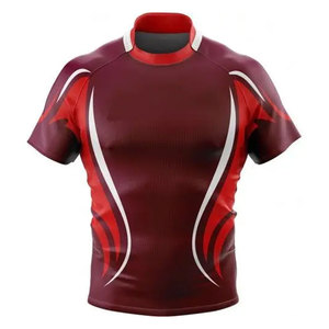 Uniformes Deportivos Personalizados, Transpirables, de Secado Rápido y Ecológicos, Camisetas de Rugby, Servicio de Diseño Gratuito, Venta al Por Mayor, Sublimados para Equipos - Product Image 4
