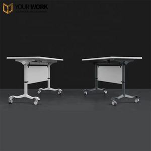 小型电脑桌白色写字台家庭办公室小空间31英寸现代学生书房笔记本电脑办公桌 - Product Image 4