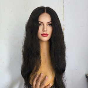 Extensiones de Cabello Humano Virgen Remy Chino, Ondulado Súper, Trama Única, Estilo de Gorro Completo - Product Image 1