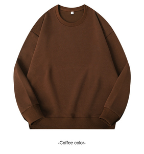 Custom Unisex <b>Fleece</b> Crewneck Sweatshirt Winter Warm <b>Thick</b> Soft Pullover Breathable Casual Streetwear for <b>Men</b> Women - Product Image 4