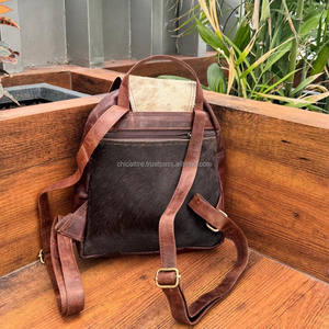 Nouveau sac à dos en cuir de vachette de qualité supérieure sac à dos en cuir véritable occidental sac de voyage minimaliste Boho randonnée sac à dos en cuir - Product Image 5