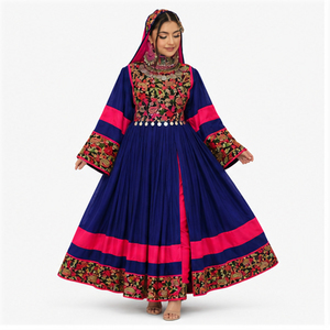 Achetez en ligne une élégante robe de mariée afghane de styliste, faible MOQ, prix raisonnables, design tendance, robe afghane Kuchi à vendre. - Product Image 1