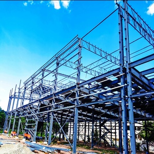 Phong cách thiết kế công nghiệp xây dựng kết cấu thép prefab cho trường Sản xuất nhà thầu kho thép chuyên nghiệp - Product Image 2