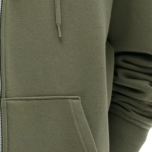 Sweat-shirt à capuche zippé personnalisé coupe ample en polaire douce, coupe décontractée, production OEM ODM pour usine de vêtements - Product Image 5