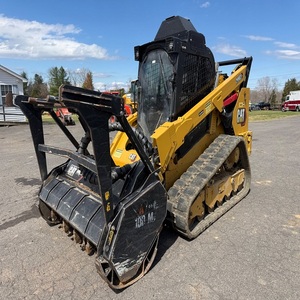 Used Caterpillar 299D3 Loader With Forestry Mulcher For Efficient <b>Brush</b> Cutting And Reliable Heavy Duty <b>Vegetation</b> Control - Product Image 5